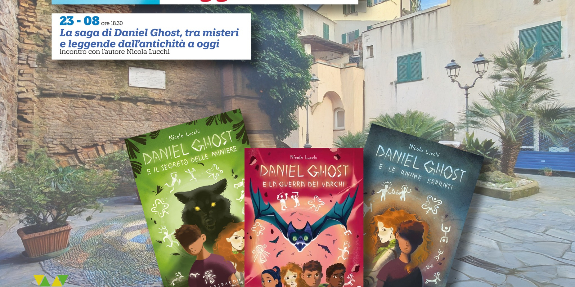 Piazzetta Poggi Estate: incontro con Nicola Lucchi e la trilogia di Daniel Ghost - Sabato 23 agosto
