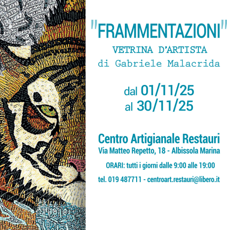 FRAMMENTAZIONI - dal 1 Novembre al 30 Novembre 2025