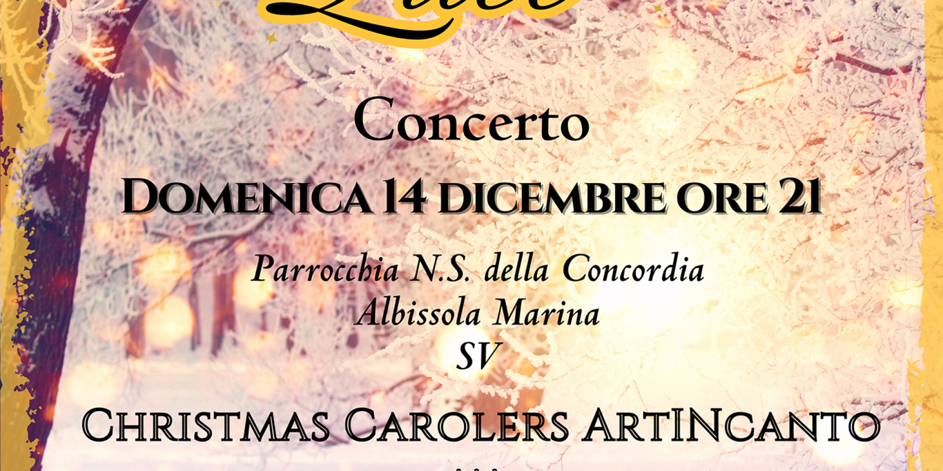 Una Notte di Luce - 14 dicembre 2025