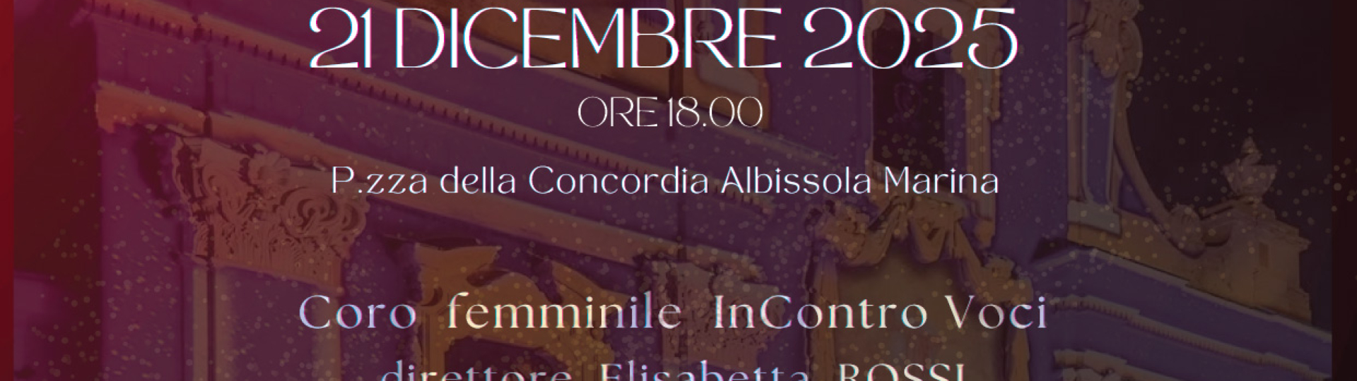 Concerto di Natale – Albissola Marina Il 21 dicembre alle ore 18.00