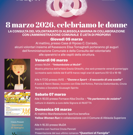 Celebriamo le Donne: una settimana di eventi ad Albissola Marina
