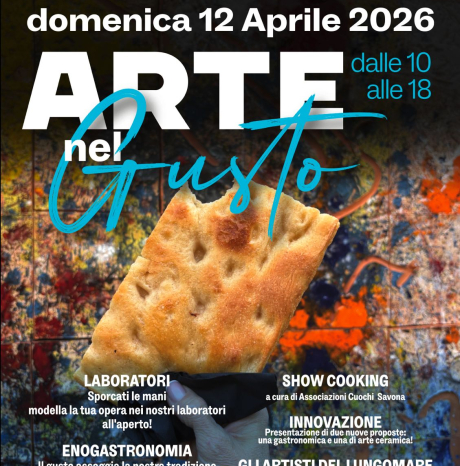 ARTE NEL GUSTO - domenica 12 aprile un viaggio tra creatività
