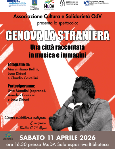  “GENOVA LA STRANIERA” -  sabato 11 aprile 