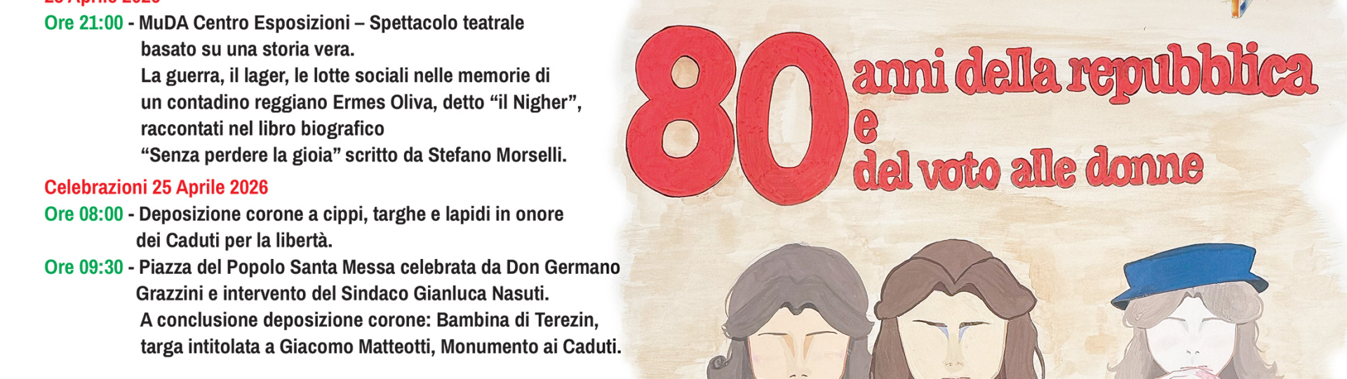 81° Anniversario della Liberazione - 25 aprile