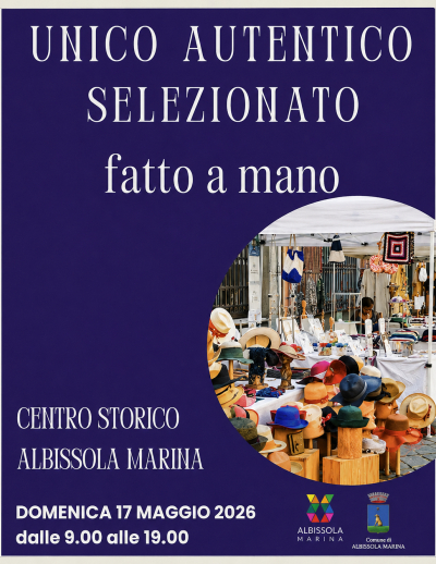 Unico, Autentico, Selezionato – Fatto a Mano - Domenica 17 maggio