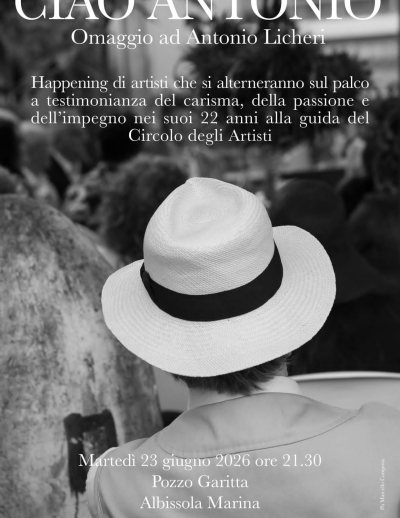 CIAO ANTONIO - Martedì 23 giugno