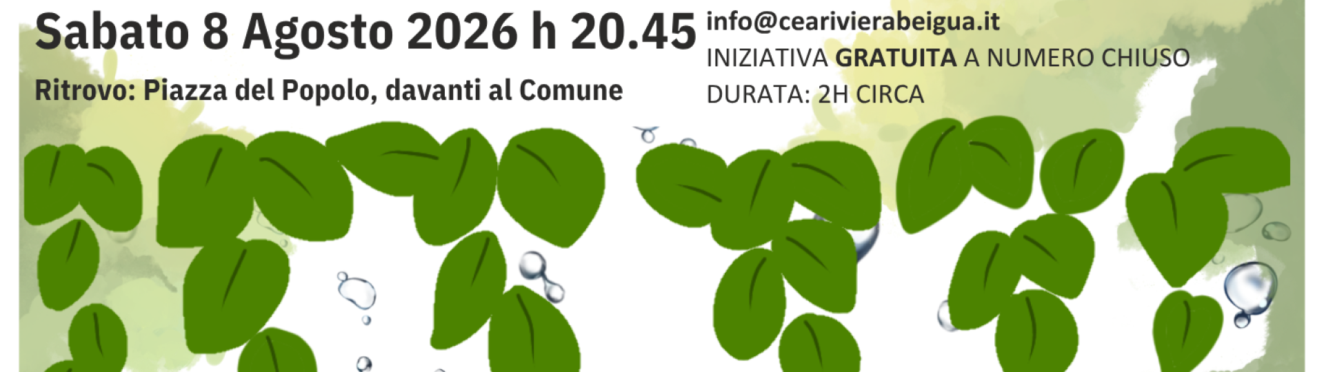 PASSEGGIATA BOTANICA - sabato 8 agosto