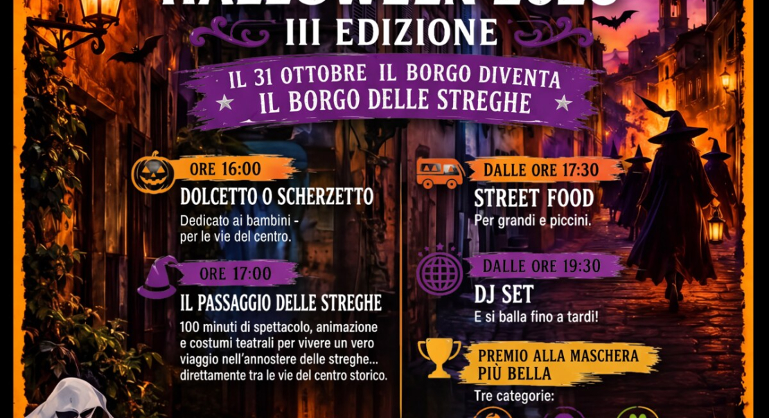 Il Borgo delle Streghe – Halloween 2026